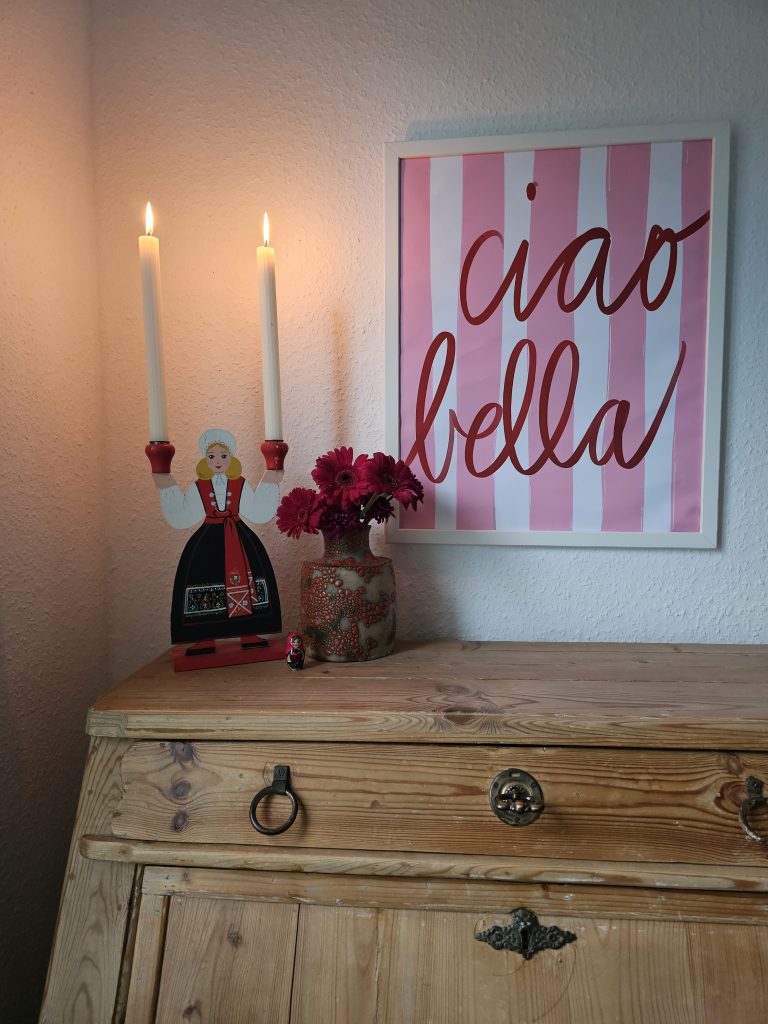 stillleben ciao bella vintage vasen 