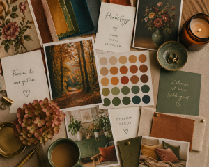 Moodboard farbpalette herbstfarben farbtypen