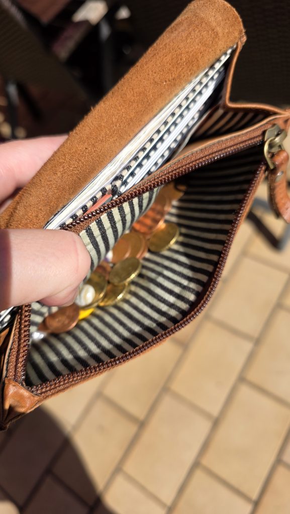 Flohmarkt Kleingeld Bauchtasche Geldbörse
